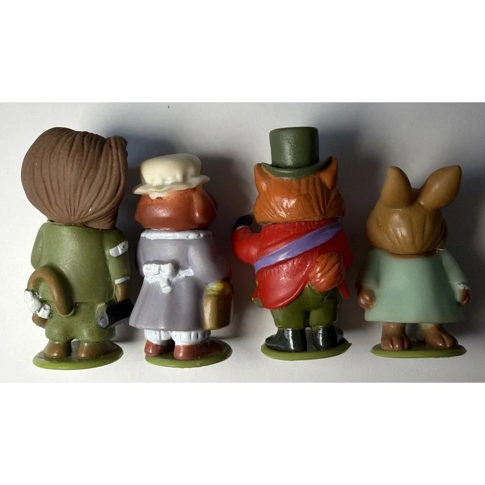 Vintage Richard Scarry Playskool Puzzletown 1976 Figures Lot of 4